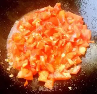Make Tomato eggs and wooded rice wire step 11