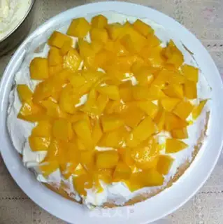 Make Fruit cream cake step 6
