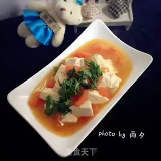 Make Tomato roll tofu step 4