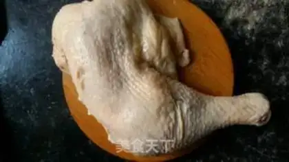 Make Homemade chicken leg burgers step 1
