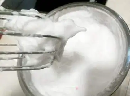 Make A sponge cake step 6