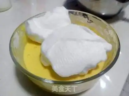 Make A sponge cake step 7