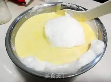 Make A sponge cake step 8