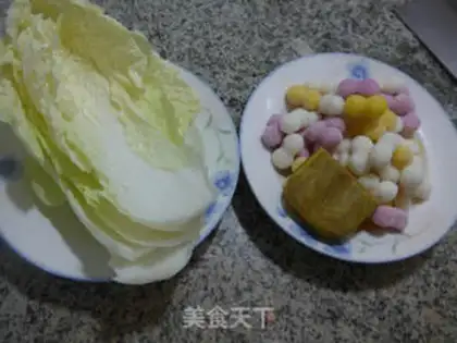 Make Curry cabbage, three-year-old cake step 0