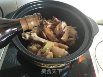 Make Corn mountain hen soup step 2