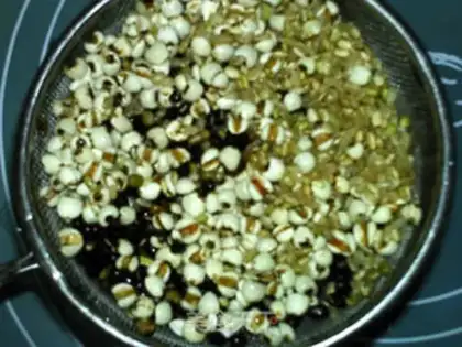Make ♪ Racked rice, soybeans ♪ step 1