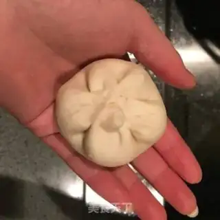Make Plum meat buns step 3