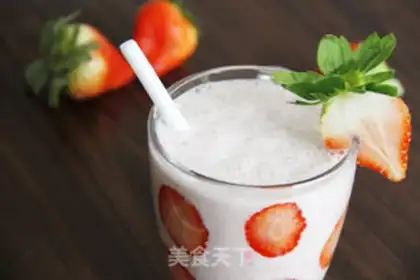 Make Strawberry shakes, moose step 9