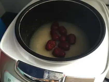 Make Two rice porridges for figs step 3