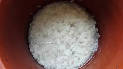 Make Seafood congee step 4