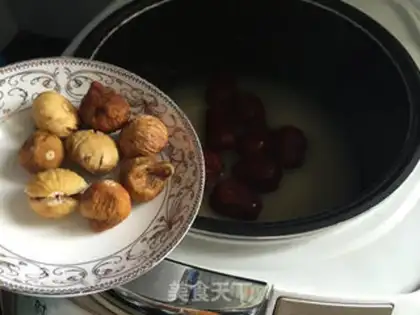 Make Two rice porridges for figs step 4