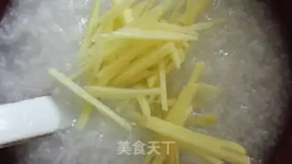 Make Seafood congee step 7