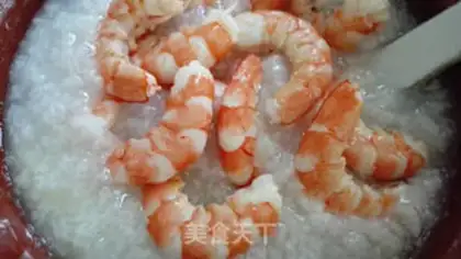 Make Seafood congee step 8