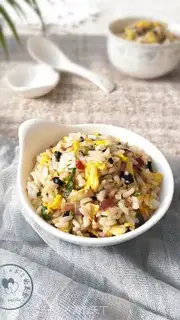 Make Korean chili seaweed fried rice step 10