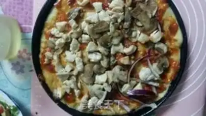 Make Chicken pizza step 8