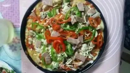 Make Chicken pizza step 11