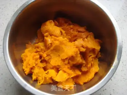 Make Pumpkin rice step 1