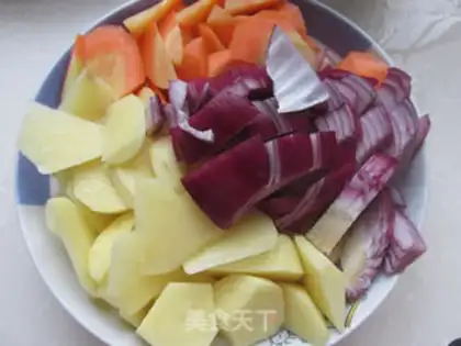 Make curry rice step 2
