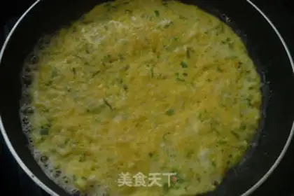 Make White fish cheese fried eggs step 7