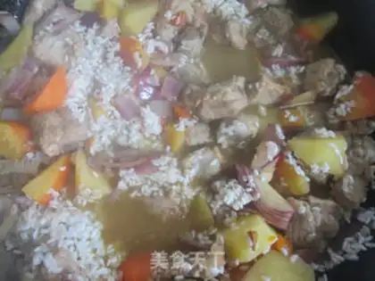 Make curry rice step 8