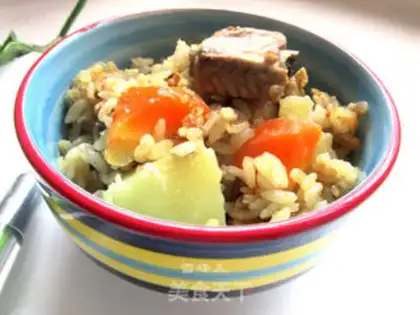 Make curry rice step 11
