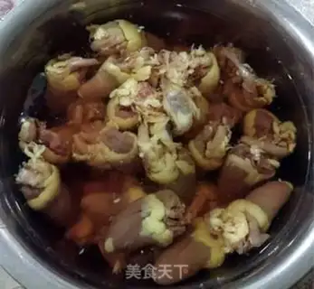 Make Roast chicken heart string step 0