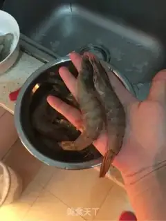 Make Blue bean corn shrimp step 0