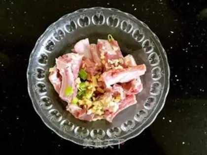 Make Rice sauce veal ribs step 1