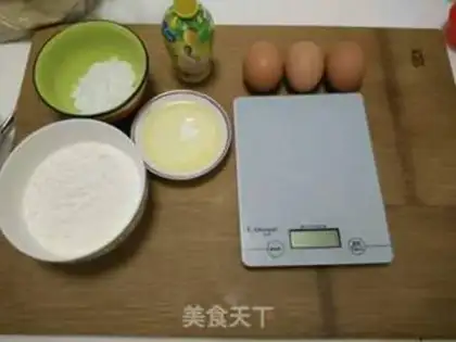 Make Sesame sponge cake step 0