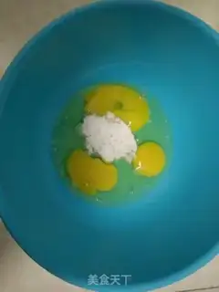 Make Sesame sponge cake step 1