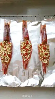 Make Garlic roasted South American red shrimp step 10