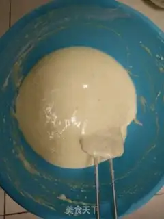 Make Sesame sponge cake step 4