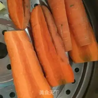 Make Blow up carrot tofuballs step 2