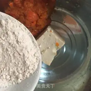 Make Blow up carrot tofuballs step 5