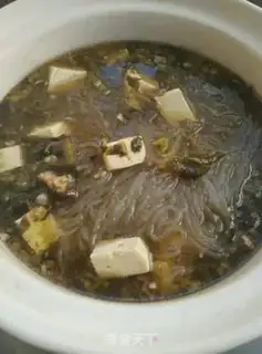 Make A meat tofu sour fan step 9