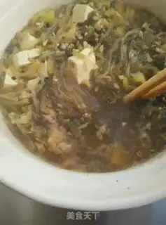 Make A meat tofu sour fan step 10