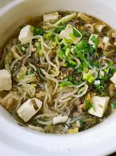 Make A meat tofu sour fan step 12