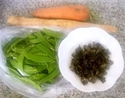 Make ♪ Time-weed fried step 0
