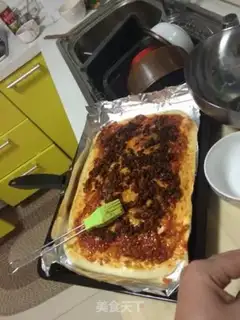 Make Bacon pizza step 2
