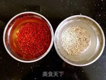 Make Red bean rice spinal soup step 0