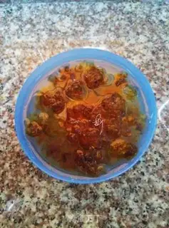 Make Peach soap horns, silver spoons step 1