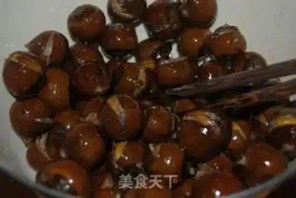 Make Baked chestnuts step 2