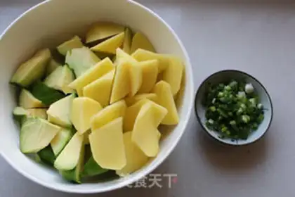 Make Pumpkin potatoes step 1
