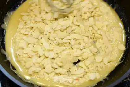 Make French caramel almond step 10