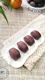 Make Black rice honey buns step 5