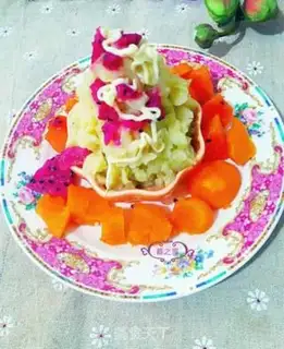 Make Mashed potato fruit salad step 3