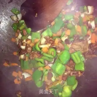 Make Three-coloured fried chicken step 5