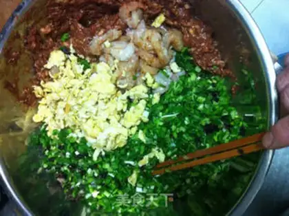 Make Three-colour dumplings step 6
