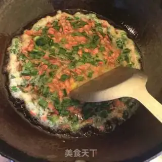Make Shrimp rice fried eggs step 7