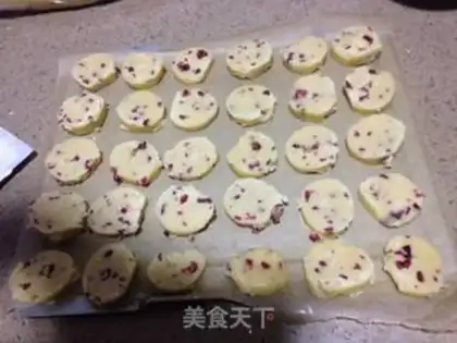 Make Cranberry cookies step 7